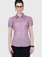 Globus Purple Printed Shirt