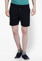 Hypernation Solid Black Shorts