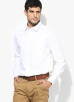 Izod White Slim Fit Casual Shirt