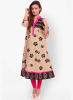 Kurti'S Brown Printed Kurtis