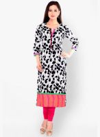 Kurti'S White Printed Kurtis