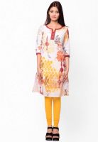 Kurti'S Yellow Printed Kurtis