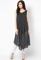 La Firangi Chiffon Black Kurti