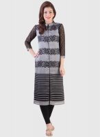 Libas Grey Printed Kurtas