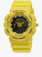 Liverpool Lfc-Ind-Anw-005 Yellow/Black Digital Watch