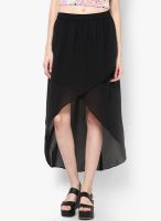 MB Black Flared Skirt