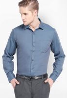 Mark Taylor Blue Slim Fit Formal Shirt