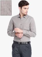 Mark Taylor Brown Checks Slim Fit Formal Shirt