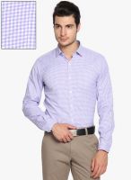 Mark Taylor Purple Slim Fit Formal Shirt