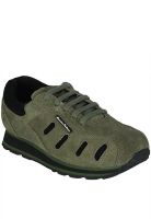 Massimo Italiano Olive Running Shoes