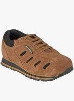 Massimo Italiano Tan Running Shoes