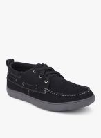 Numero Uno Black Boat Shoes