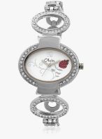Olvin 1662 Sm01 Steel/White Analog Watch