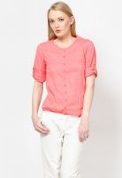 Only Light Red Lacy Shirt