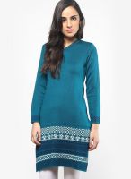 People Green Acrylic Kurta