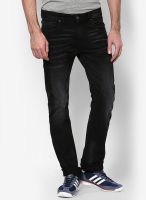 Pepe Jeans Black Low Rise Skinny Fit Jeans