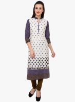 Prakhya Blue Printed Kurta