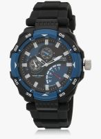 Q&Q Kv98j204y-Sor Silver/Black Analog Watch