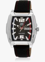 Q&Q S208-302Y Black/Black Analog Watch