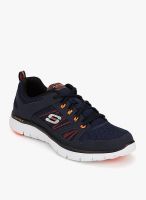 Skechers Flex Advantage Navy Blue Running Shoes
