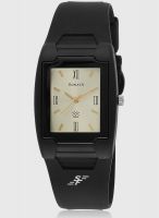 Sonata Nf7920Pp12J Black/Silver Analog Watch