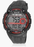 Sonata Nf7990Pp03J Black/Black Digital Watch