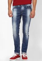 Spykar Blue Narrow Fit Jeans