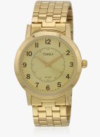 Timex Ti000t10900-Sor Golden/Golden Analog Watch