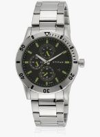 Titan 1621Sm01J Silver/Black Analog Watch