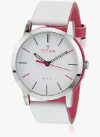Titan Tagged 9954KL05J White Analog Watch
