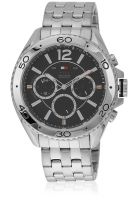 Tommy Hilfiger Th1791047J Silver/Black Chronograph Watch