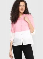 Vero Moda Pink Solid Shirt