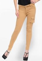 Xblues Khaki Solid Jeans