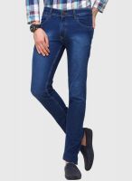 Yepme Solid Blue Slim Fit Jeans