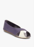 Z Collection Purple Peep Toes