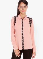 109F Peach Solid Shirt