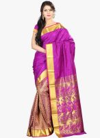 7 Colors Lifestyle Purple Embellished Saree