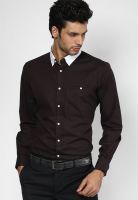 Andrew Hill Black Welt Pocket Filafil Full Sleeve Solid Formal Shirt