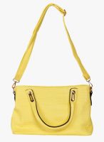 Bagkok Yellow Polyurethane (Pu) Shoulder Bag