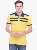 Club York Yellow Solid Polo TShirt