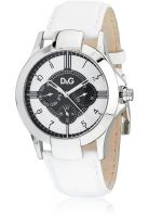 D&G Dw0535 White/White Analog Watch