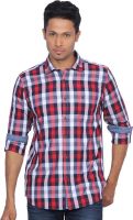 D'INDIAN CLUB Men's Checkered Casual Multicolor Shirt