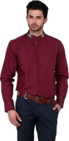 Dazzio Men's Solid Casual Maroon, Grey, Black Shirt