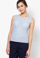 Dorothy Perkins Blue Solid Blouse