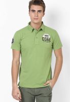 Duke Green Printed Polo T-Shirt