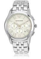 Emporio Armani Ar1702I Silver/Silver Chronograph Watch
