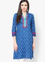 Entropy Blue Kurta