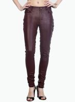 Faballey Coffee Solid Chinos