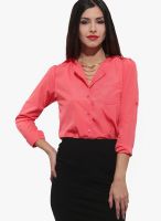 Faballey Pink Solid Shirt