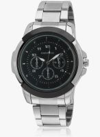 Fashion Track Ft-8281-An-Gbbk Silver/Black Analog Watch